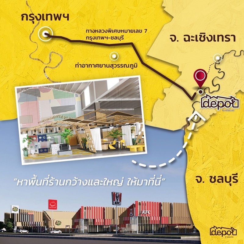 ทำไมถึงเรียกได้ว่า โลเคชั่นของ Depot By Vanachai เป็นทำเลทอง เหมาะกับธุรกิจของคุณ ?